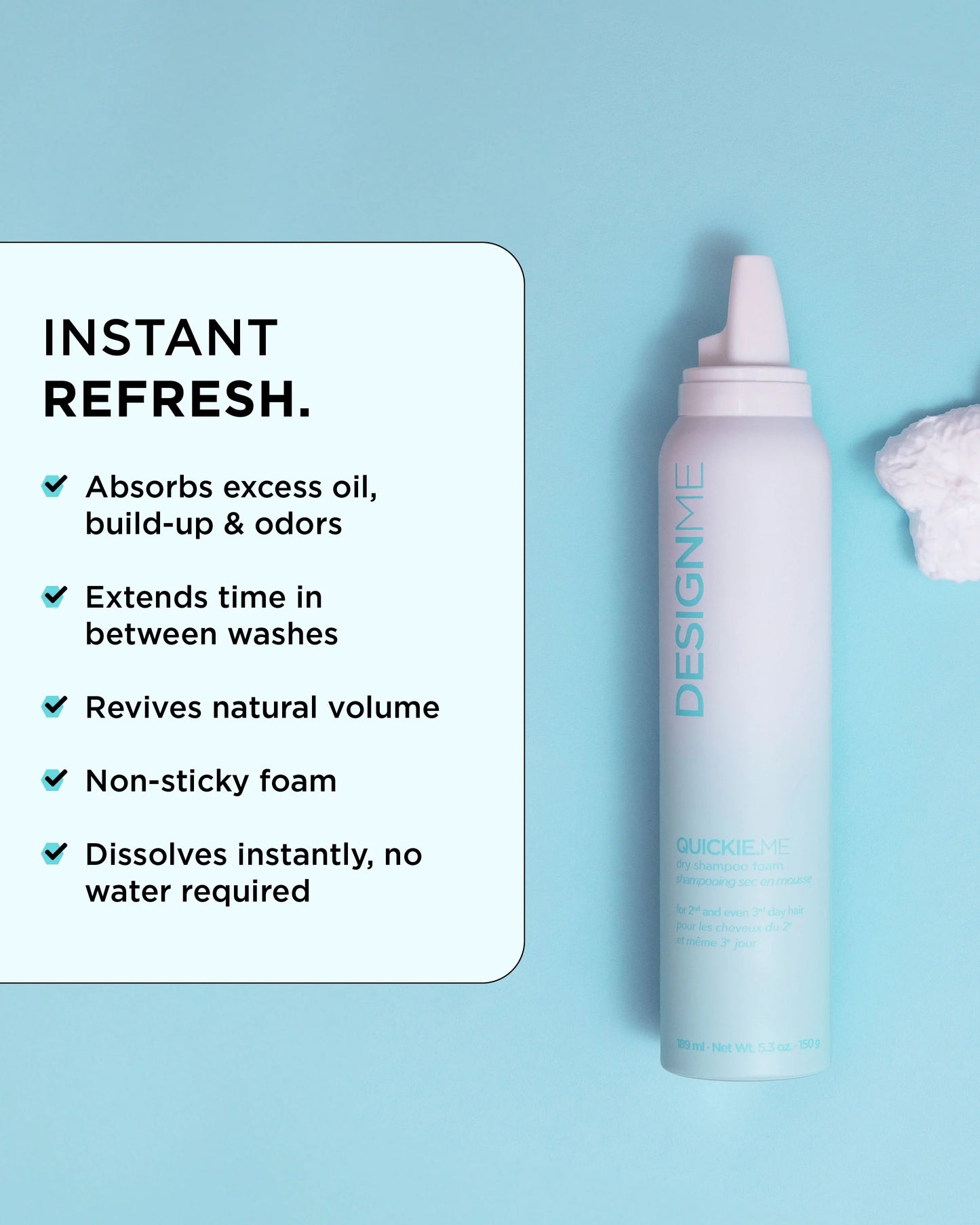 QUICKIE.ME Dry Shampoo Foam